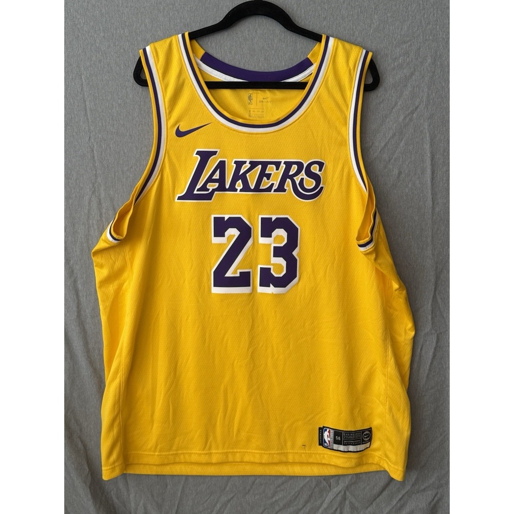 Nike Men's Los Angeles Lakers LeBron James 23 Icon Edition Nike Size XXL